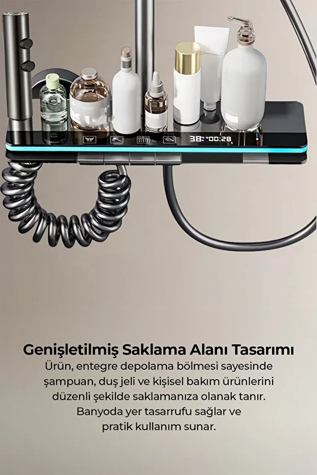 ROBO K12C yeni nesil Led göstergeli tuşlu dijital duş sistemi